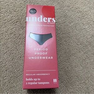 Under black briefs panties Period Proof Underwear XS/S NEW NWT